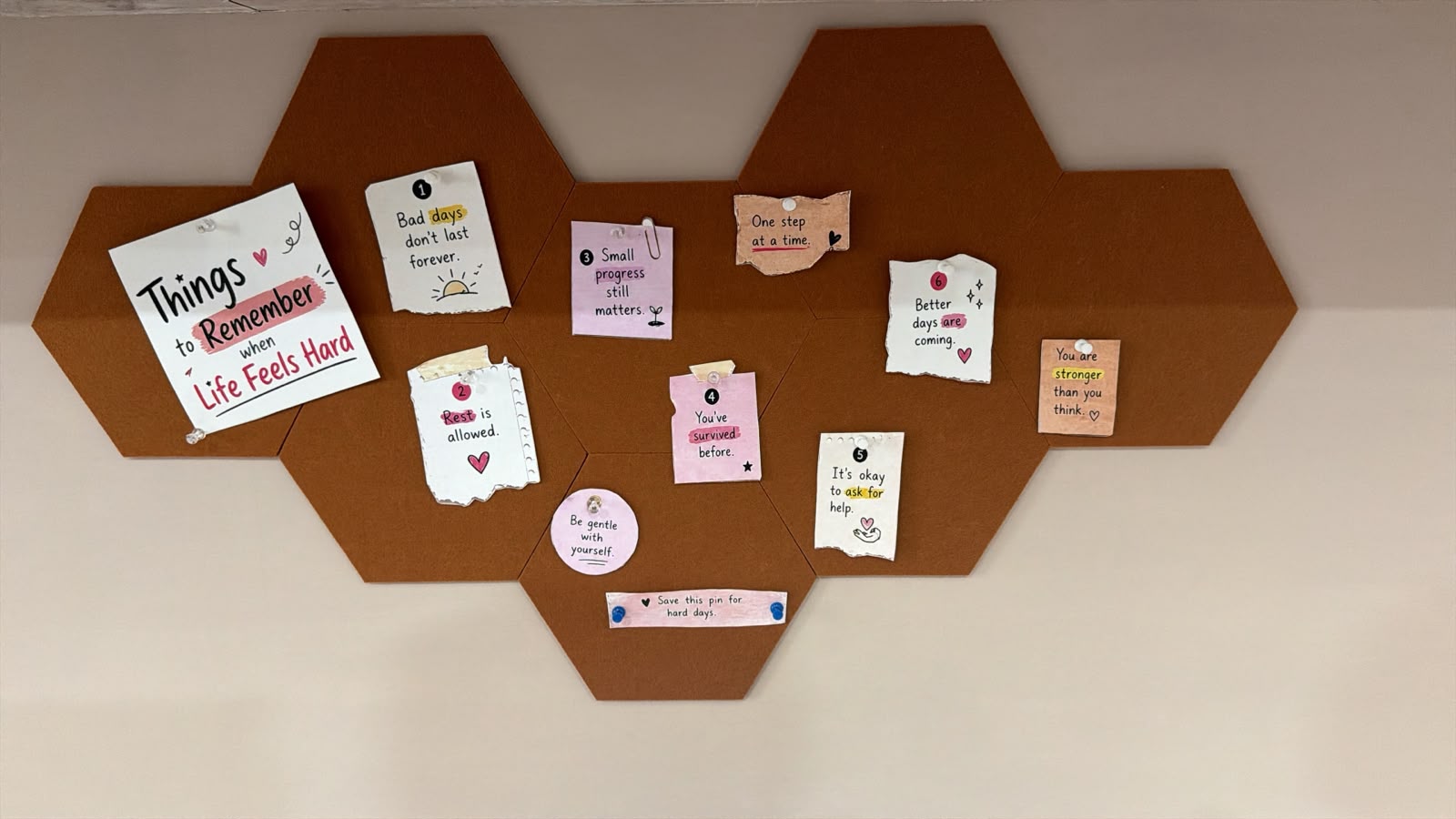 Positive Affirmation Wall